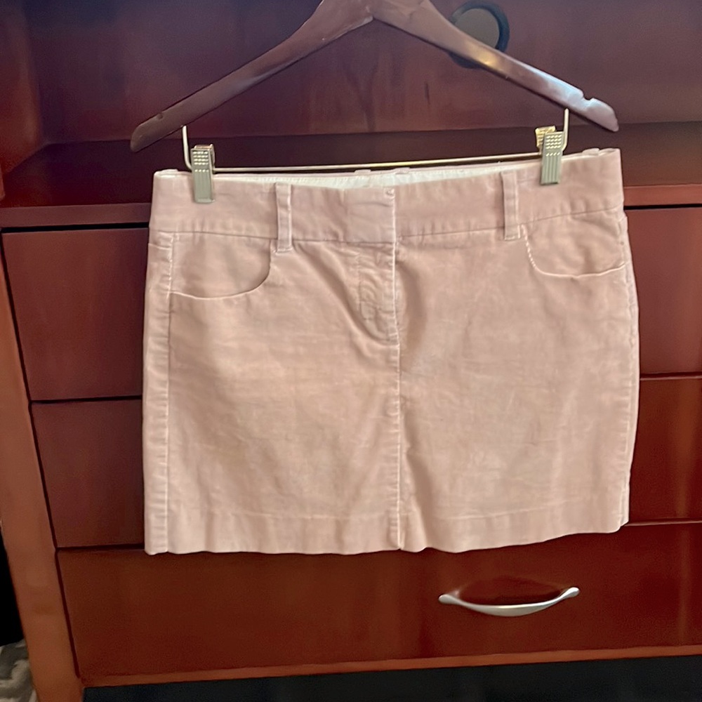 NWOT J. Crew Tan Corduroy Mini Skirt 100% Cotton ➡️16”⬇️15”